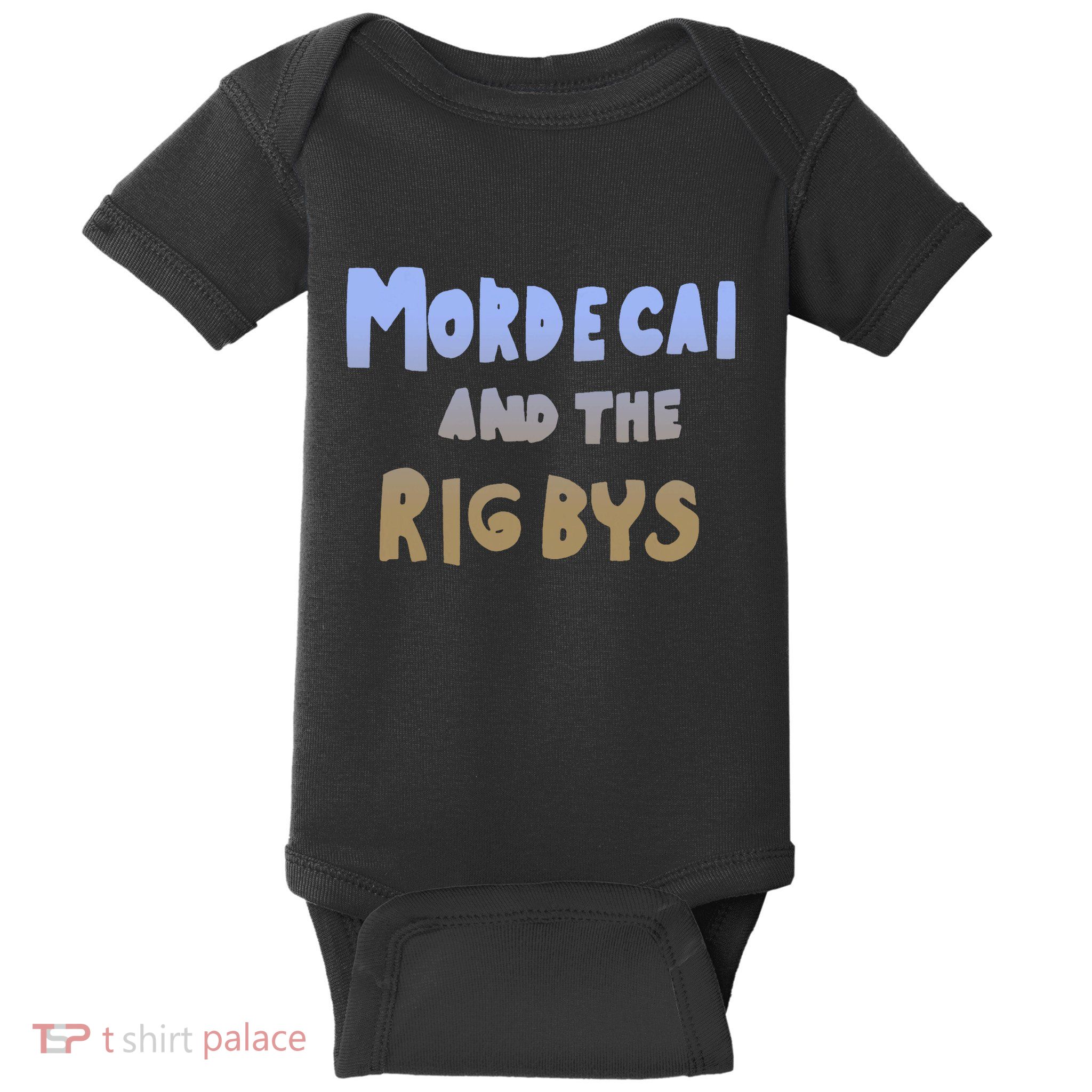 Mordecai And The Rigbys Ringer Retro Baby Bodysuit