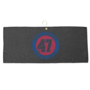 Make America Trump Again Trump 47 2024 Cool Gift Large Microfiber Waffle Golf Towel