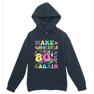 Make America The 80s Again Groovy Retro 80s Eighties Vibe Cute Gift Urban Pullover Hoodie