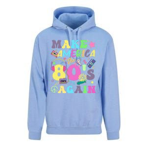 Make America The 80s Again Groovy Retro 80s Eighties Vibe Cute Gift Unisex Surf Hoodie