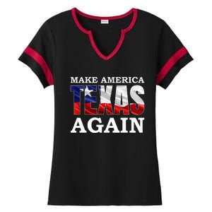 Make America Texas Again Ladies Halftime Notch Neck Tee