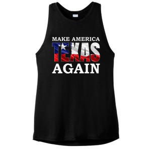 Make America Texas Again Ladies PosiCharge Tri-Blend Wicking Tank