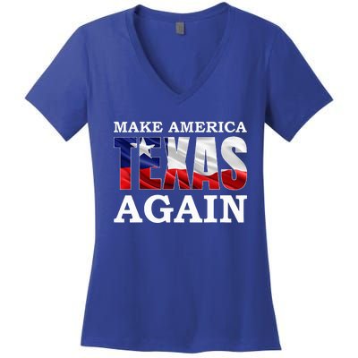 Make America Texas Again Women's V-Neck T-Shirt