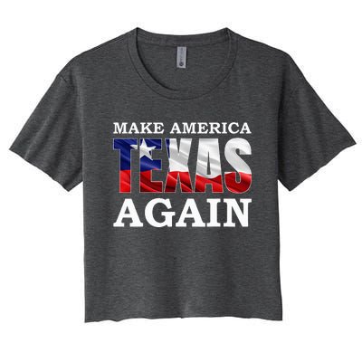 Make America Texas Again Women's Crop Top Tee