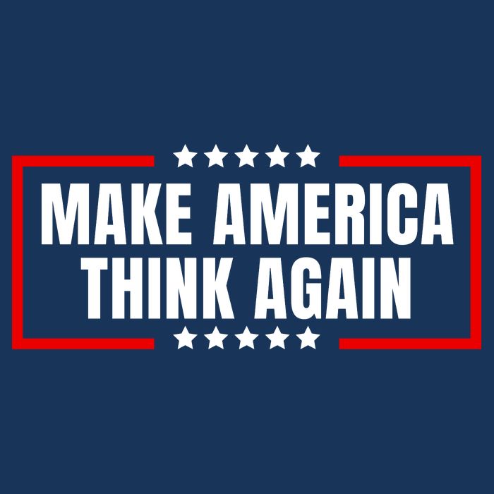 Make America Think Again Sustainable Bucket Hat