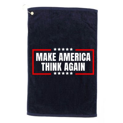 Make America Think Again Golf Towel