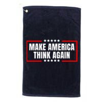 Make America Think Again Golf Towel