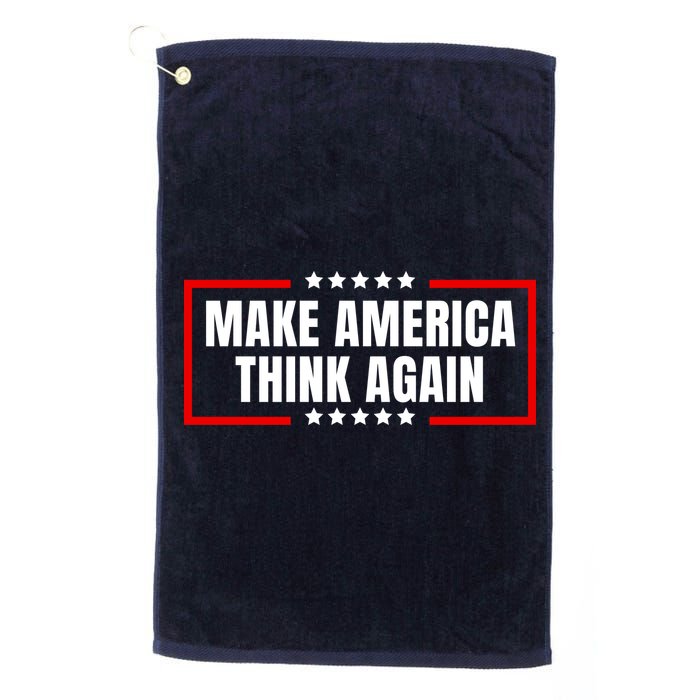 Make America Think Again Golf Towel