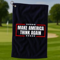 Make America Think Again Golf Towel