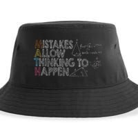 Mistakes Allow Thinking To Happen Sustainable Bucket Hat