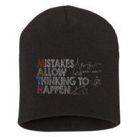 Mistakes Allow Thinking To Happen Short Acrylic Beanie