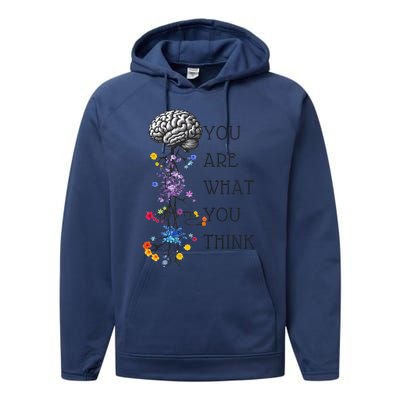 Mistakes Allow Thinking To Happen Performance Fleece Hoodie