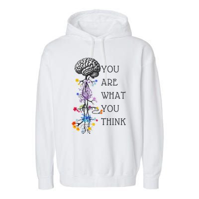 Mistakes Allow Thinking To Happen Garment-Dyed Fleece Hoodie