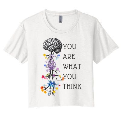 Mistakes Allow Thinking To Happen Women's Crop Top Tee