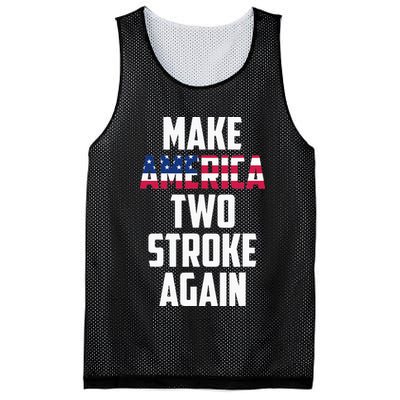 Make America Two Stroke Again Bikers Motorcycle Mesh Reversible Basketball Jersey Tank