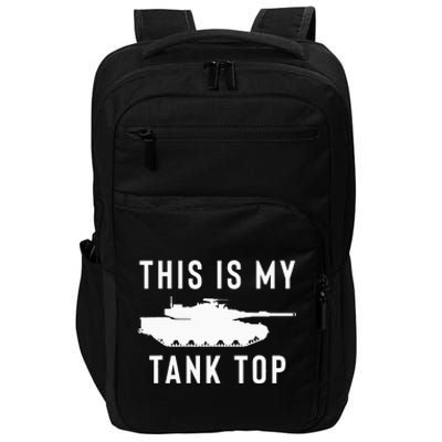 M1 Abrams Tank Funny Sarcastic Military Pun Gift Impact Tech Backpack