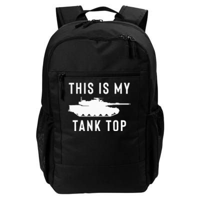 M1 Abrams Tank Funny Sarcastic Military Pun Gift Daily Commute Backpack