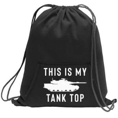 M1 Abrams Tank Funny Sarcastic Military Pun Gift Sweatshirt Cinch Pack Bag