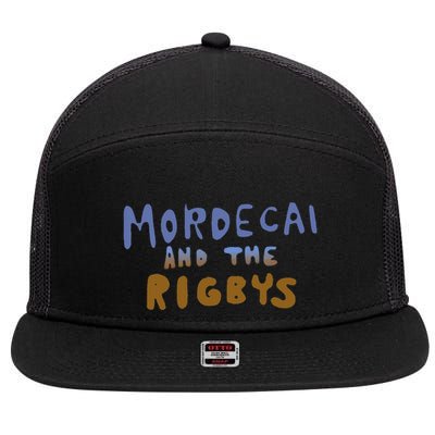Mordecai And The Rigbys Ringer 7 Panel Mesh Trucker Snapback Hat
