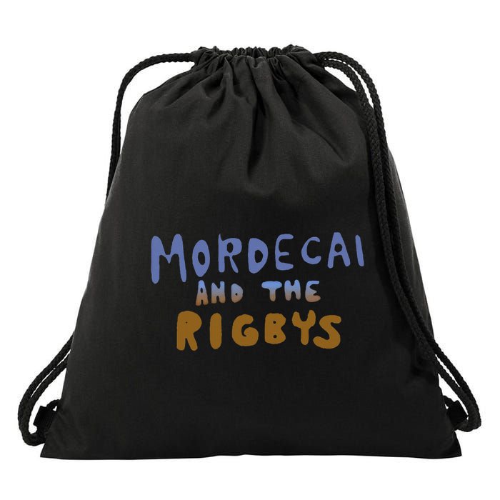 Mordecai And The Rigbys Ringer Drawstring Bag