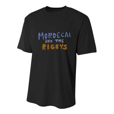 Mordecai And The Rigbys Ringer Youth Performance Sprint T-Shirt