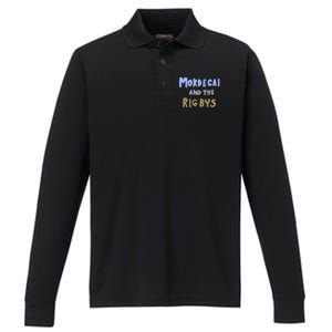 Mordecai And The Rigbys Ringer Performance Long Sleeve Polo