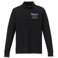 Mordecai And The Rigbys Ringer Performance Long Sleeve Polo