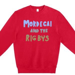 Mordecai And The Rigbys Ringer Premium Crewneck Sweatshirt