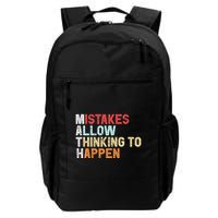Mistakes Allow Thinking To Happen Math Teacher Math Daily Commute Backpack