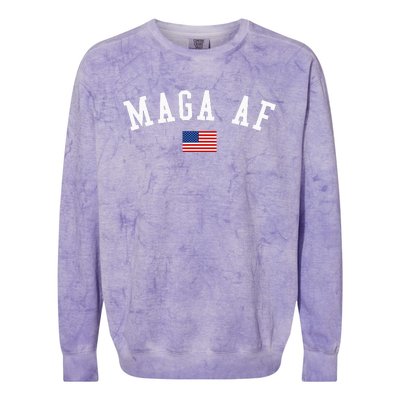 Maga Af Trump 2024 Republican Take America Back Colorblast Crewneck Sweatshirt