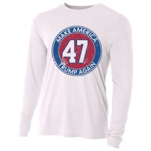 Make America Trump Again Trump 47 2024 Cooling Performance Long Sleeve Crew