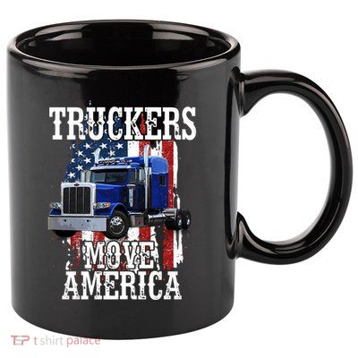 Move America Truckers USA 11oz C Handle Ceramic Mug
