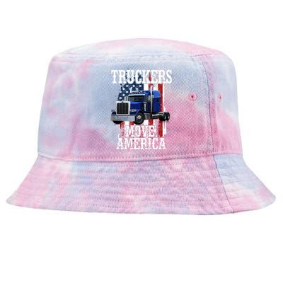 Move America Truckers USA Tie-Dyed Bucket Hat