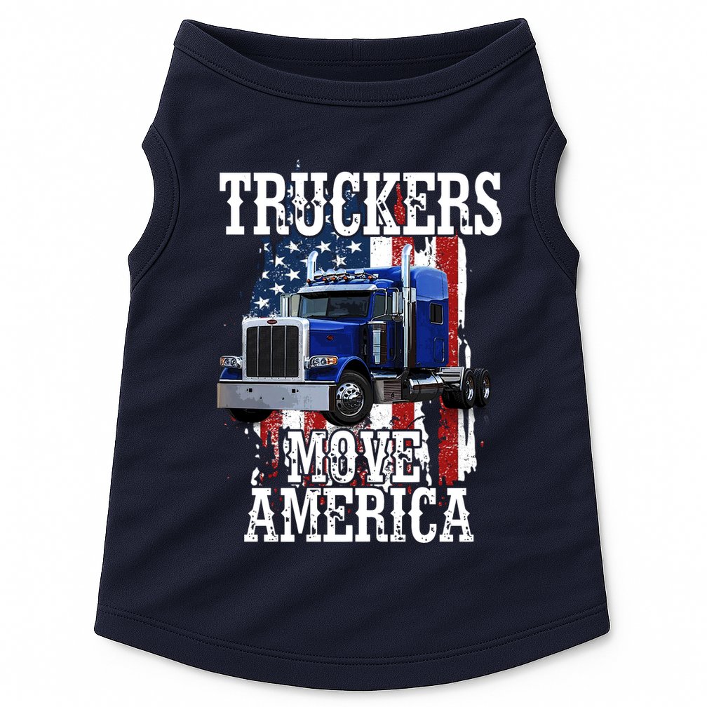 Move America Truckers USA Doggie Tank