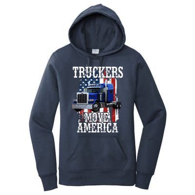 Move America Truckers USA Women's Pullover Hoodie