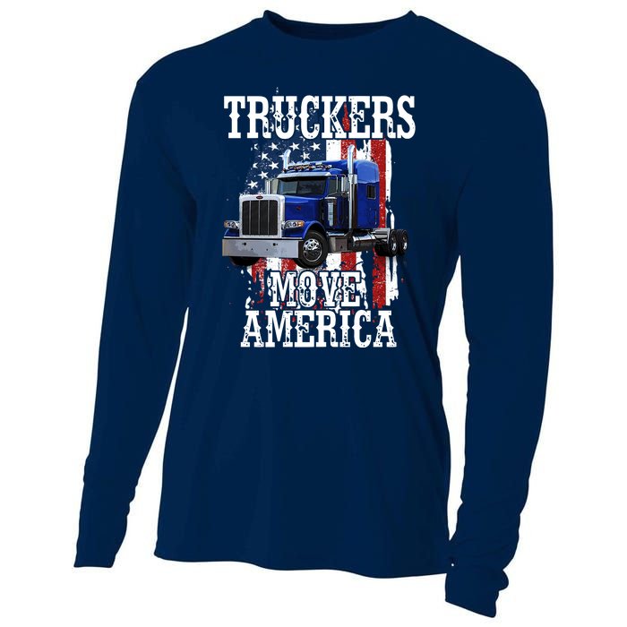 Move America Truckers USA Cooling Performance Long Sleeve Crew