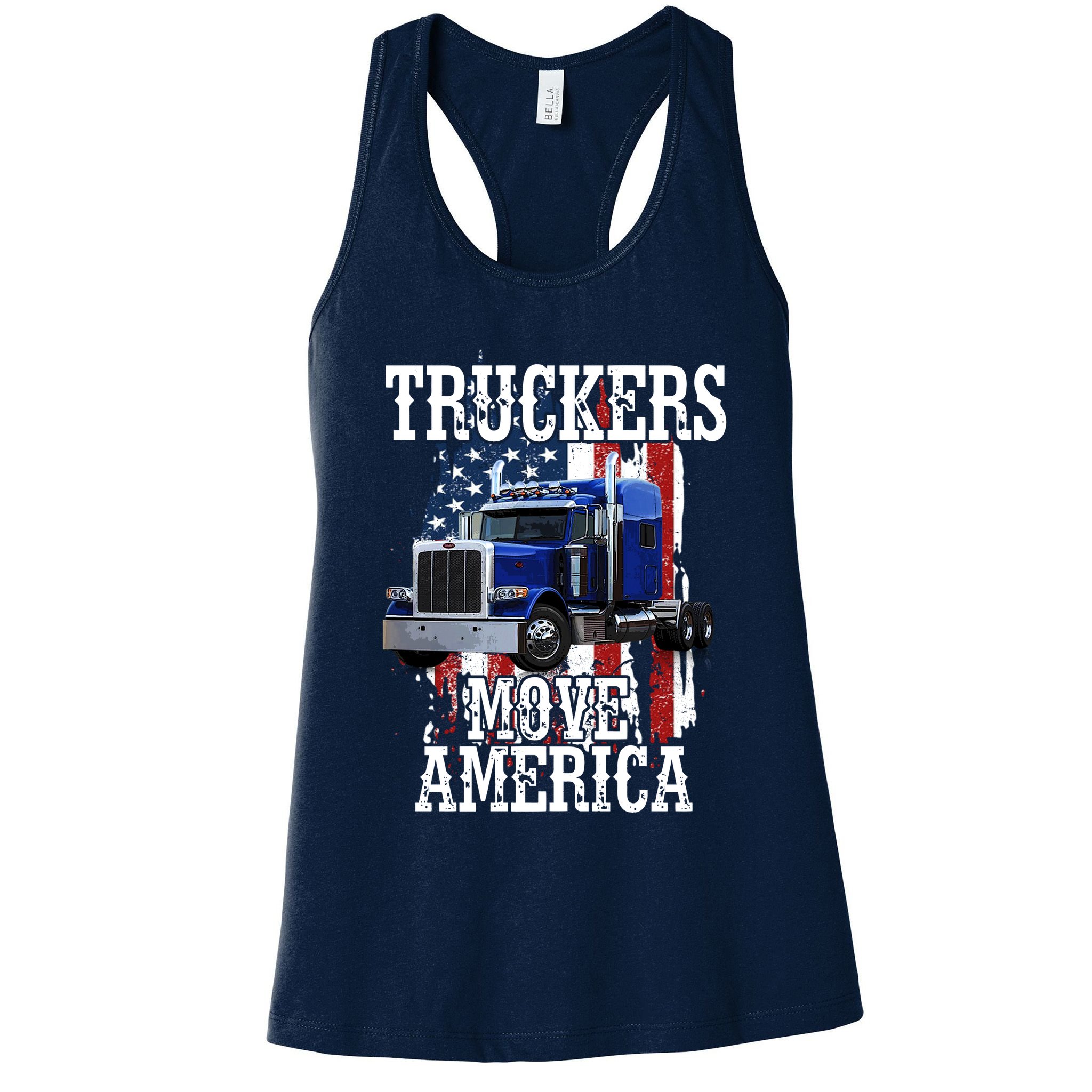 Move America Truckers USA Womens Tank Top