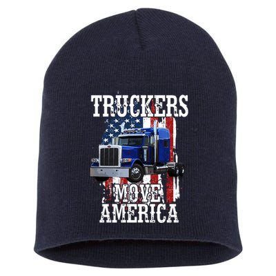 Move America Truckers USA Short Acrylic Beanie