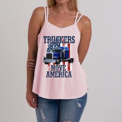 Move America Truckers USA Women's Strappy Tank