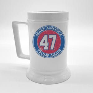 Make America Trump Again Trump 47 2024 Great Gift Beer Stein