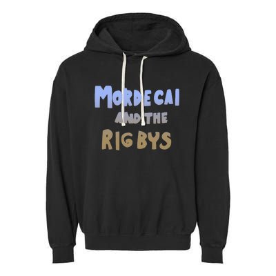 Mordecai And The Rigbys Ringer Garment-Dyed Fleece Hoodie