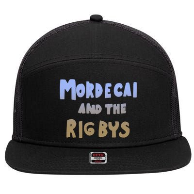 Mordecai And The Rigbys Ringer 7 Panel Mesh Trucker Snapback Hat