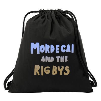Mordecai And The Rigbys Ringer Drawstring Bag