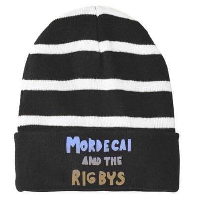 Mordecai And The Rigbys Ringer Striped Beanie with Solid Band