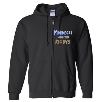 Mordecai And The Rigbys Ringer Full Zip Hoodie