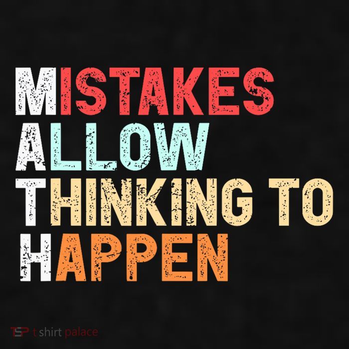 Mistakes Allow Thinking To Happen Math Teacher Math Amazon.com Ladies PosiCharge Tri-Blend Wicking Tank