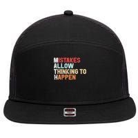 Mistakes Allow Thinking To Happen Math Teacher Math Amazon.com 7 Panel Mesh Trucker Snapback Hat