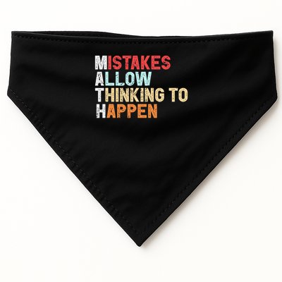 Mistakes Allow Thinking To Happen Math Teacher Math Amazon.com USA-Made Doggie Bandana