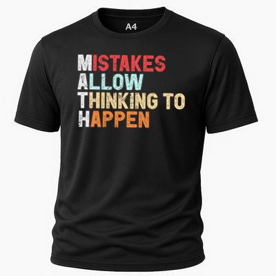 Mistakes Allow Thinking To Happen Math Teacher Math Amazon.com Performance Shirt