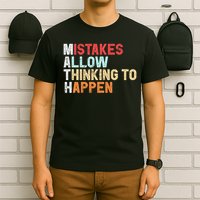Mistakes Allow Thinking To Happen Math Teacher Math Amazon.com T-Shirt